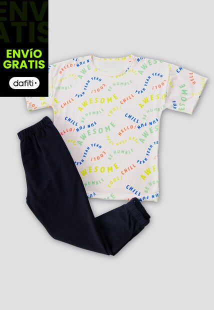Conjunto Infantil Masculino Multicolor Mp 101203