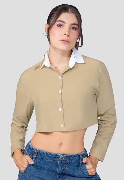 Camisa Mujer Latte Mp 110586