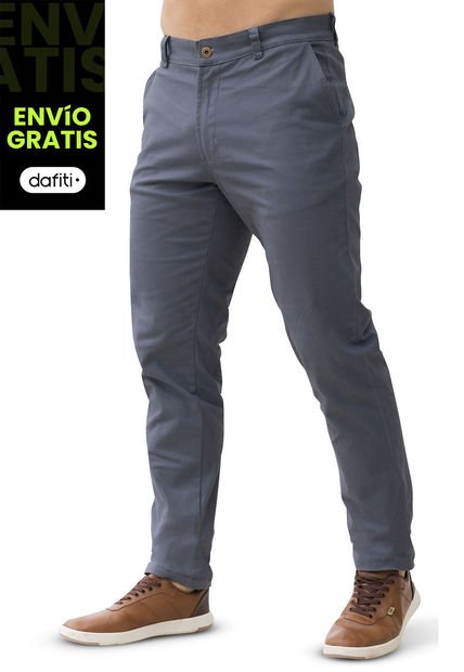 Pantalón Hombre Gris Mp 34421
