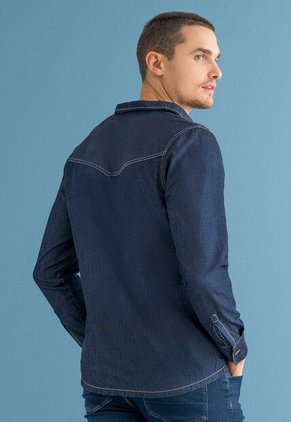 Camisa Hombre Azul Mp 112649