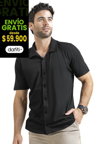 Camisa Hombre Negro Mp 6527 MP