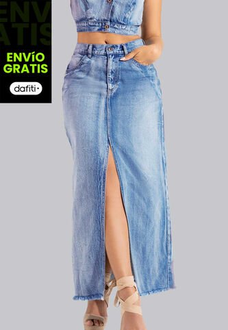 Falda Corta Mujer Azul Mp 102240 MP