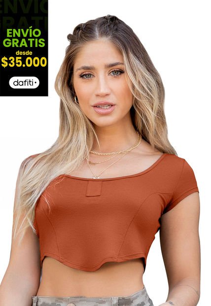 Camiseta Mujer Ladrillo Mp 5517