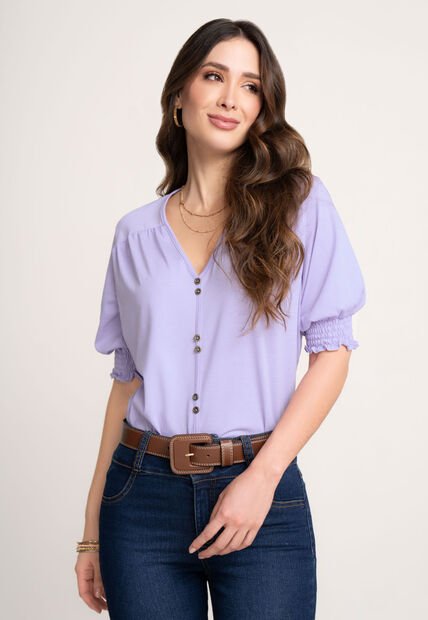 Blusa Mujer Lila Mp 104454