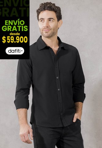 Camisa Hombre Negro Mp 1267 MP