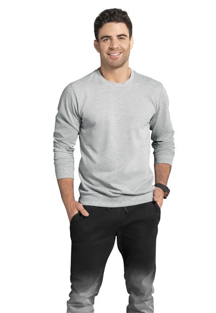 Buzo Hombre Gris Jaspe Mp 86579