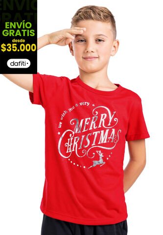 Camiseta Infantil Masculino Rojo Mp 3806 MP