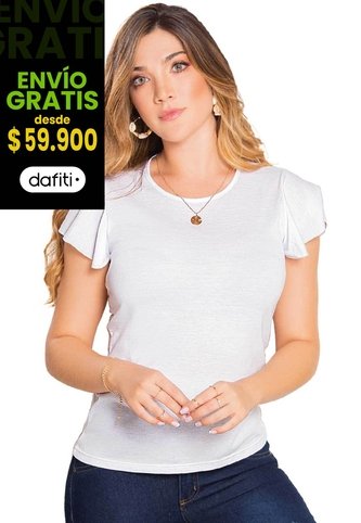 Blusa Mujer Blanco Mp 68386 MP