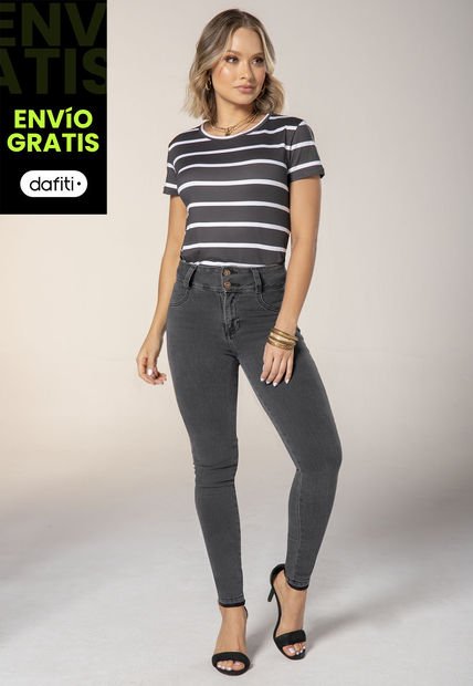 Jean Mujer Gris Mp 89588