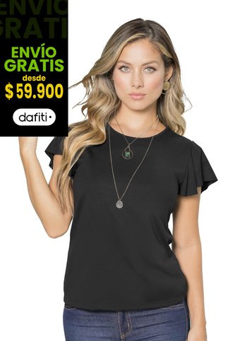 Blusa Mujer Negro Mp 68386 MP