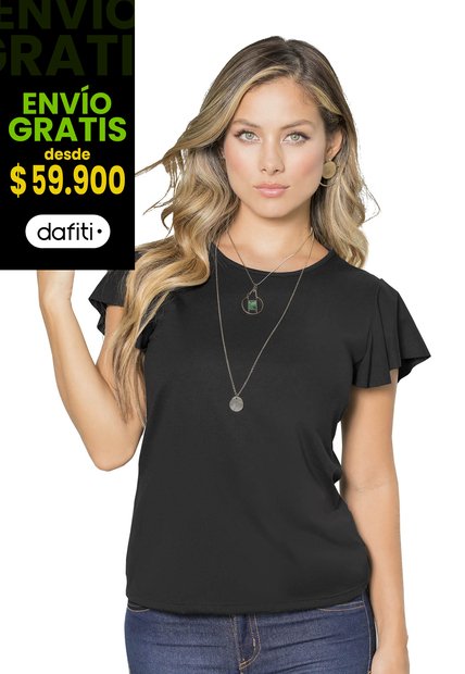 Blusa Mujer Negro Mp 68386