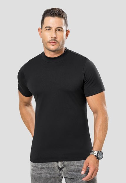 Camiseta Hombre Negro Mp 105399