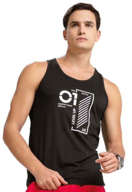 Camisilla Hombre Negro Mp 89751