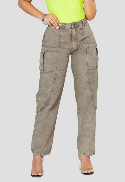Jean Mujer Taupe Mp 100398
