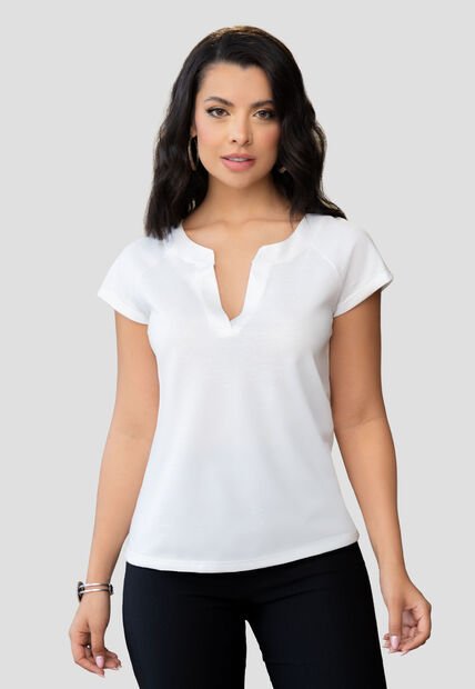 Blusa Mujer Blanco Mp 104190