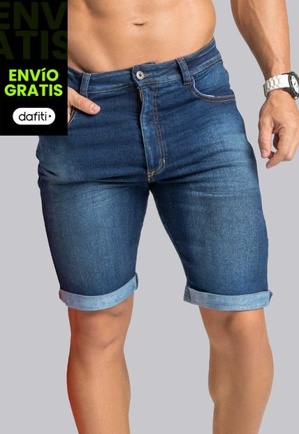 Bermuda Hombre Azul Mp 267