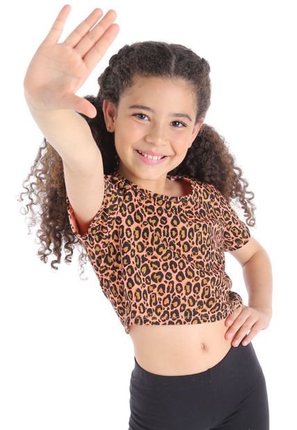 Camiseta Infantil Femenino Multicolor Mp 89527