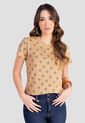 Camiseta Mujer Beige Mp 103982 de MP