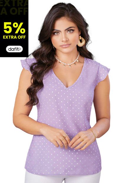Blusa Mujer Lila Mp 88324