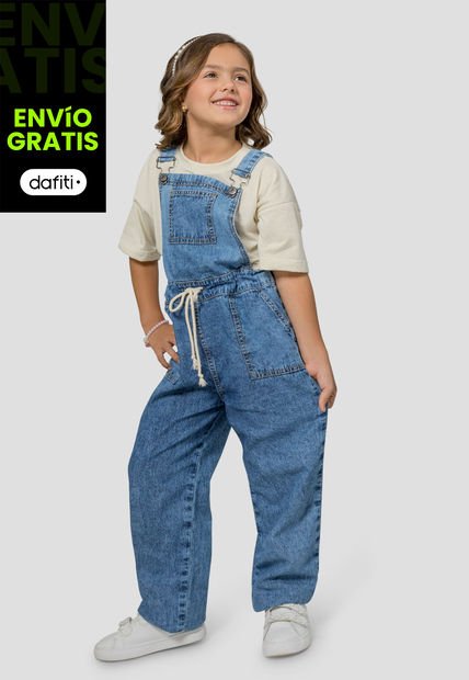 Overall Infantil Femenino Azul Mp 107578