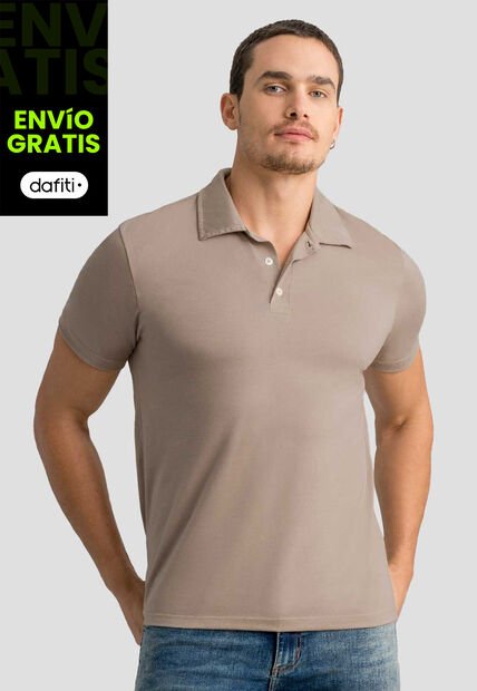 Polo Hombre Café Pardo Mp 113053