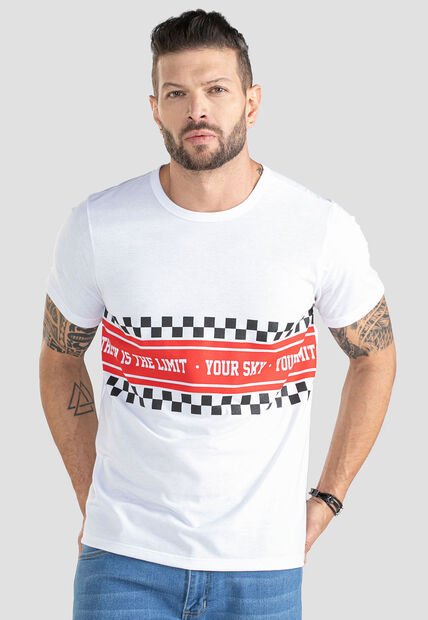 Camiseta Hombre Blanco Mp 100118