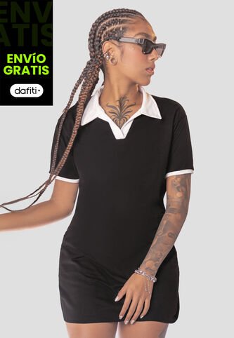 Vestido Corto Mujer Negro Mp 110151 MP