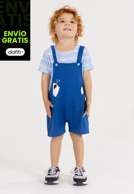 Conjunto Infantil Masculino Azul Mp 101257