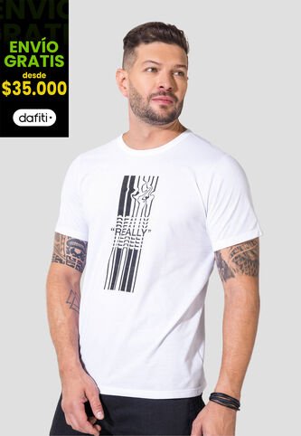 Camiseta Hombre Blanco Mp 2113 MP