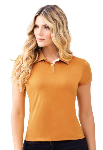 Polo Mujer Naranja Mp 76592