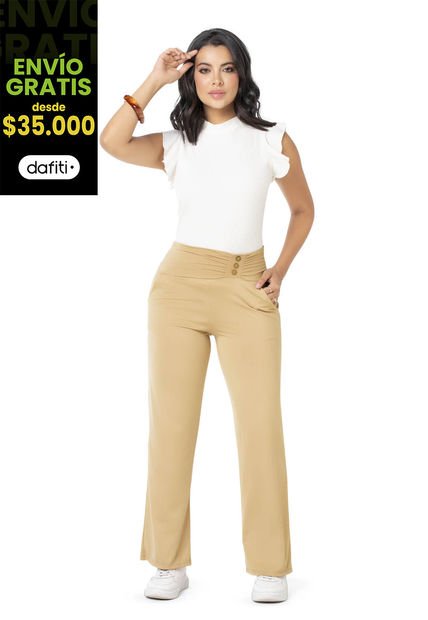 Pantalón Mujer Caramelo Mp 86925