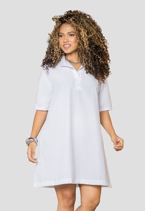 Vestido Corto Mujer Blanco Mp 113567