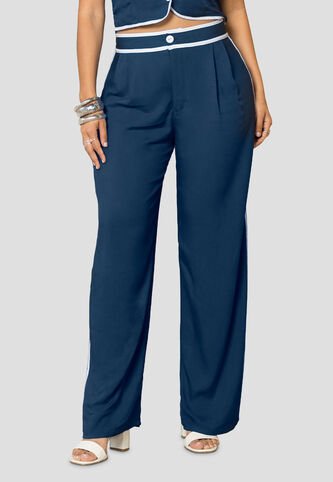 Pantalón Mujer Azul Profundo Mp 113934 MP