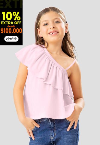 Blusa Infantil Femenino Rosa Mp 108191 MP