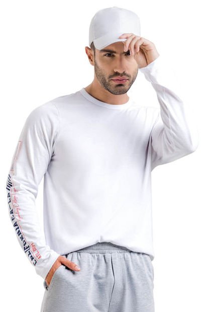Camibuzo Hombre Blanco Mp 6440