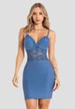 Vestido Corto Mujer Azul Indigo Mp 113479 de MP