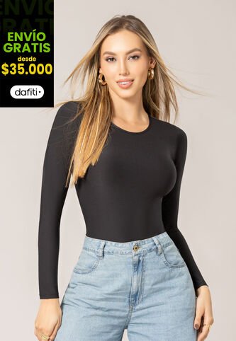 Camibuzo Mujer Negro Mp 112336 MP