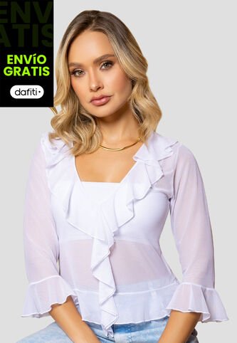 Blusa Mujer Blanco Mp 112656 MP