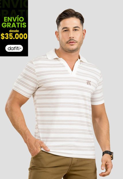 Polo Hombre Estampado Mp 107013