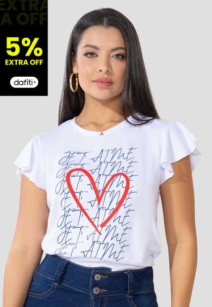 Blusa Mujer Blanco Mp 100208