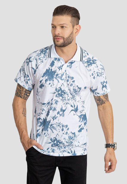 Polo Hombre Blanco Mp 103966