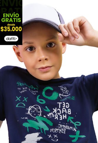 Camiseta Infantil Masculino Azul Mp 9292 MP