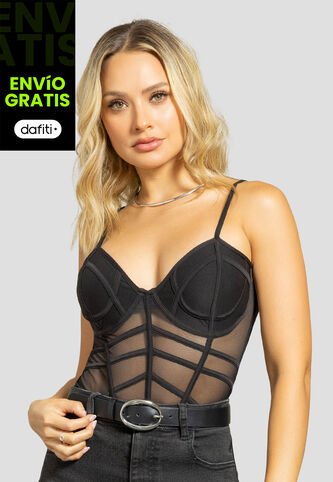 Body Mujer Negro Mp 112263 MP