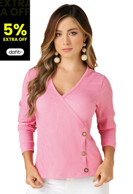 Camibuzo Mujer Rosa Mp 32936