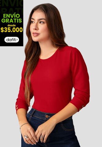 Camibuzo Mujer Rojo Mp 2364 MP