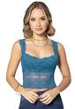 Crop Top Mujer Azul Petroleo Mp 92547 de MP