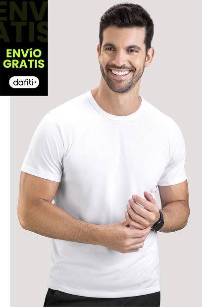 Camiseta Paq X2 Hombre Multicolor Mp 5022