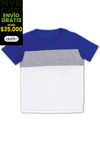 Camiseta Infantil Masculino Azul Mp 7828 MP