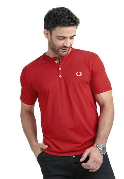 Camiseta Hombre Rojo Mp 88929