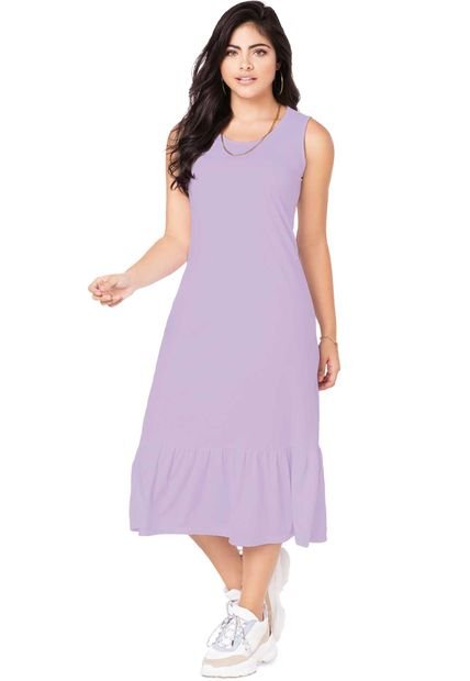 Vestido Mujer Lila Mp 74913